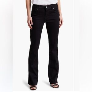NWOT Kut From The Kloth Deep Black Nicole Bootcut Flare Jeans 16